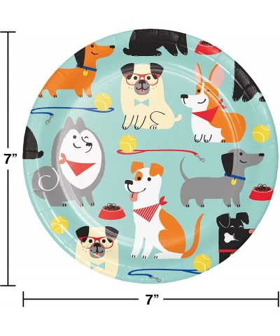 Puppy Dog Party Pups Birthday Party Supplies - Dog Themed Birthdays - Dog Shaped Dinner Plates- Dessert Plates- Napkins- Cups...