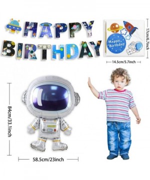 Birthday Party Decorations for Kids- Outer Space Themed Party Sets Astronaut Spaceship Rocket and 4D Space FoilBalloons- Uniq...