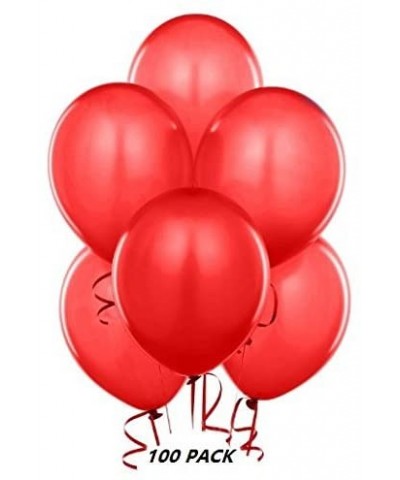 12" Latex Balloons 100 per Bag (Red) - C612L0XQ2FT $7.94 Balloons