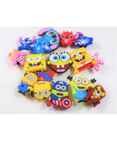 15 pcs Cartoon Shoe Charms PVC- for shoes with holes & bands & Shoes & Bracelet Wristband Kids Party Birthday Gifts- hallowee...