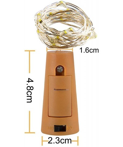 Wine Bottle Lights with Cork 20 Pack 20LED-Battery Operated The Fairy Mini Copper Wire Cork Light is 6.5 Feet Used for DIY- P...