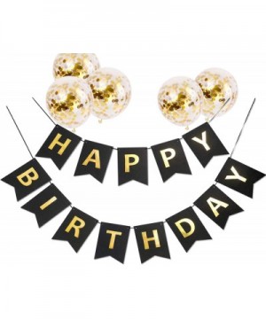 Birthday Decorations Happy Birthday Banner Yard Sign Fiesta Party Decorations Supplies - Black - C319CXZG2WI $6.90 Banners