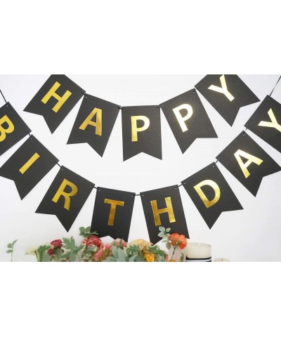 Birthday Decorations Happy Birthday Banner Yard Sign Fiesta Party Decorations Supplies - Black - C319CXZG2WI $6.90 Banners