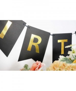 Birthday Decorations Happy Birthday Banner Yard Sign Fiesta Party Decorations Supplies - Black - C319CXZG2WI $6.90 Banners