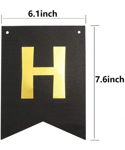 Birthday Decorations Happy Birthday Banner Yard Sign Fiesta Party Decorations Supplies - Black - C319CXZG2WI $6.90 Banners