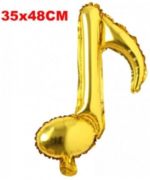 Musical Notes foil Mylar Balloons Wedding Birthday Party Supplies Inflatable Wedding Decorations Supplies Helium Balloon (Sin...