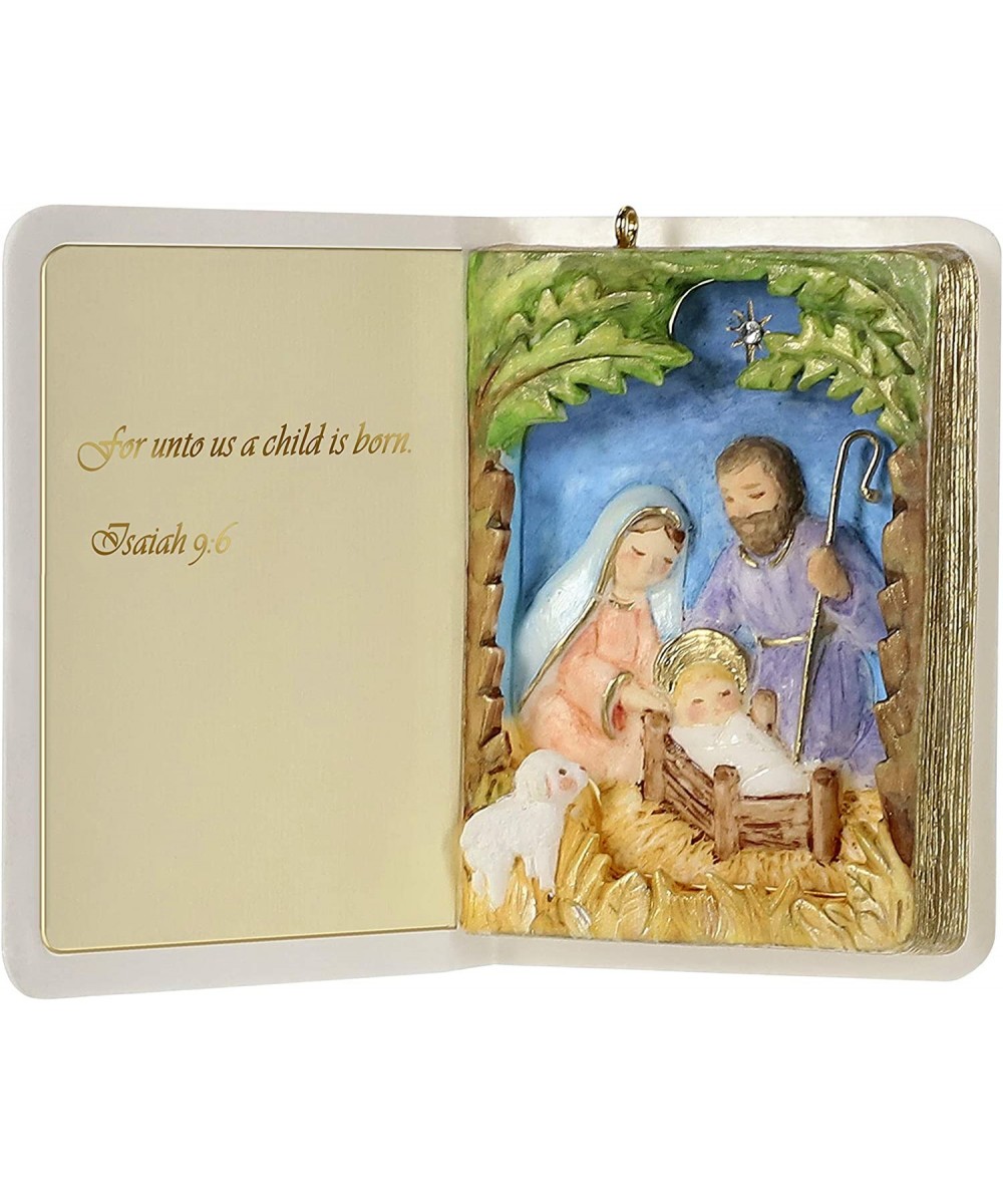 Christmas 2019 Year Dated Nativity Bible Religious Ornament - CU18OEILE54 $12.35 Ornaments