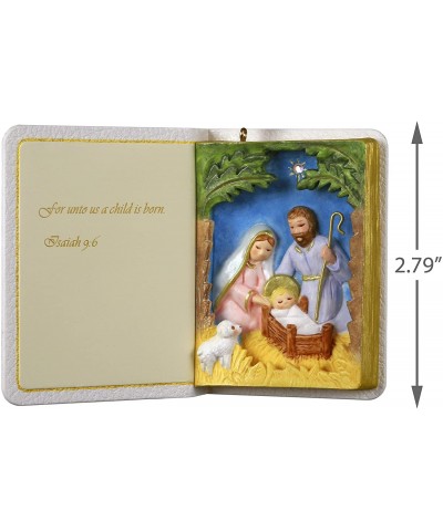 Christmas 2019 Year Dated Nativity Bible Religious Ornament - CU18OEILE54 $12.35 Ornaments