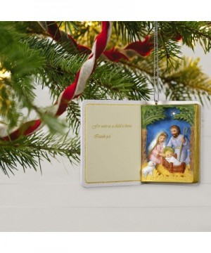 Christmas 2019 Year Dated Nativity Bible Religious Ornament - CU18OEILE54 $12.35 Ornaments
