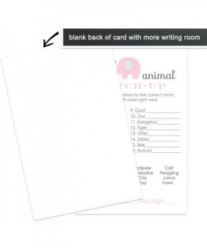 Pink Elephant Baby Shower Animal Matching Game Pack (25 Cards) Fun Guess the Pair Activity - Sprinkle - Adults - Groups - Kid...