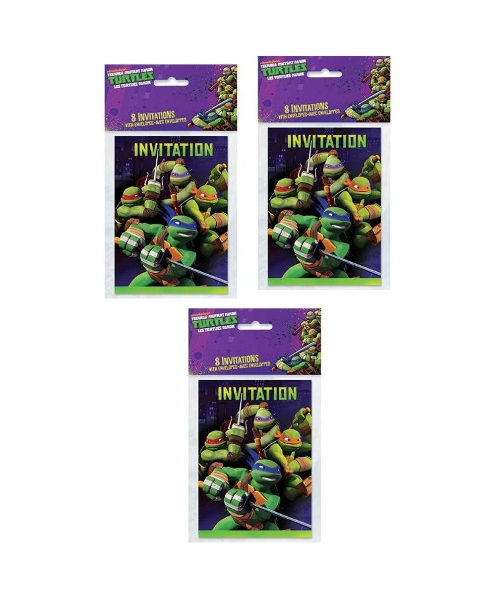 TMNT Teenage Mutant Ninja Turtles Party Invitations - 24 Guests - CE11HDGODFT $8.18 Invitations