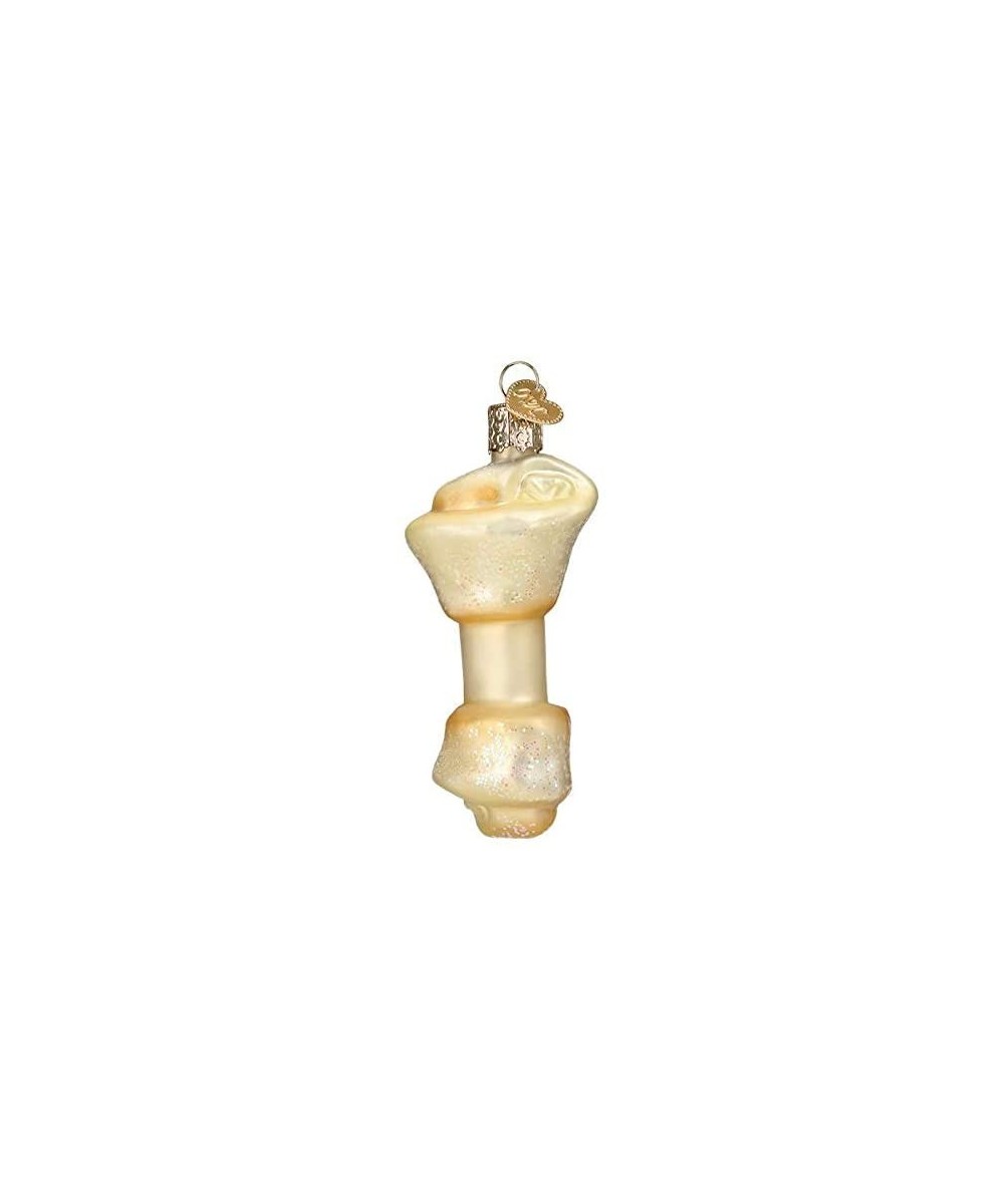 Glass Blown Ornament with S-Hook and Gift Box- Animal Selection (Rawhide Bone- 32427) - Rawhide Bone- 32427 - C61975Q2CDQ $18...