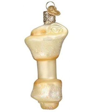 Glass Blown Ornament with S-Hook and Gift Box- Animal Selection (Rawhide Bone- 32427) - Rawhide Bone- 32427 - C61975Q2CDQ $18...