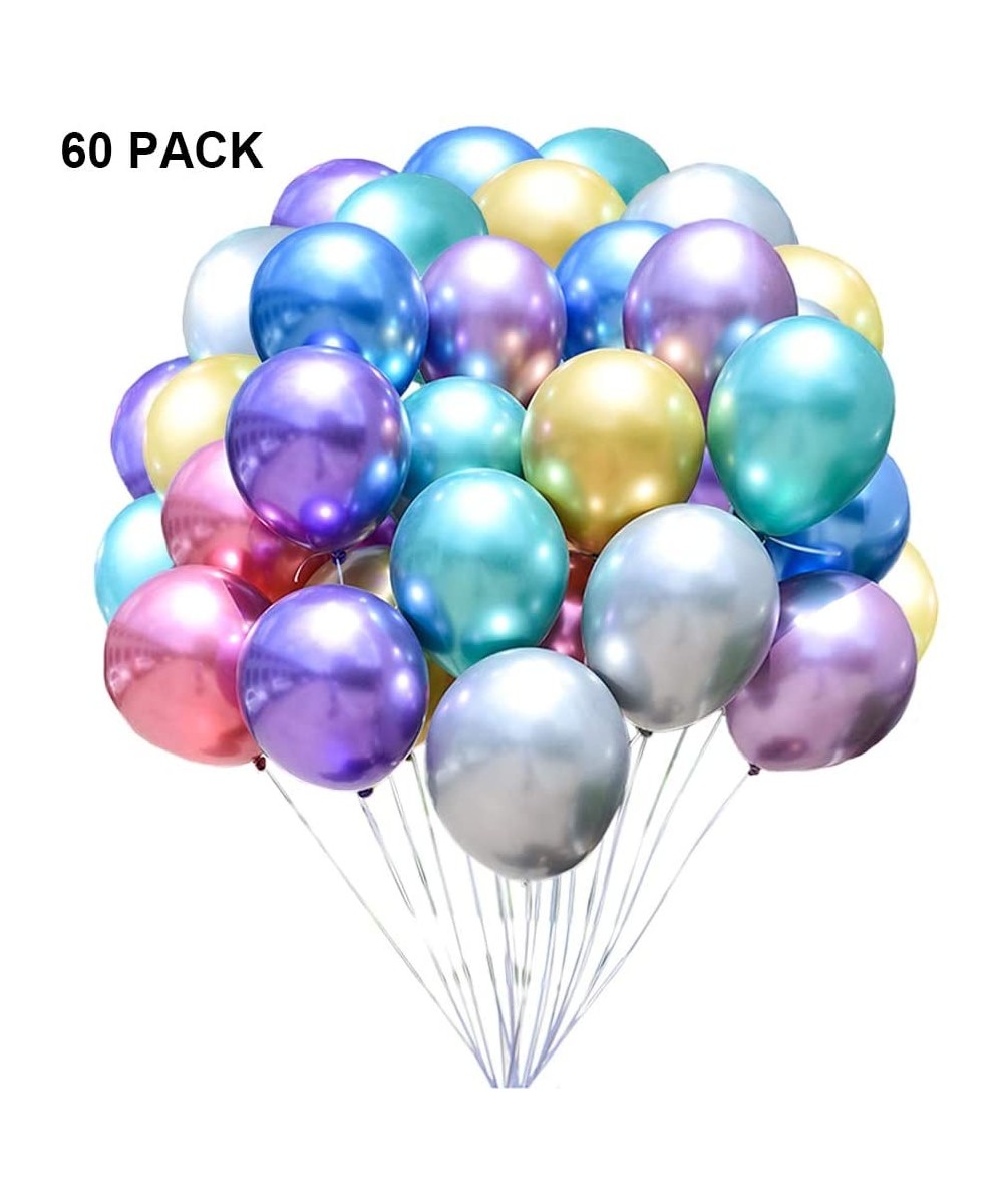 Metallic Latex Balloons Helium Chrome Party Balloons For Wedding Birthday Holiday Christmas Party Decorations Supplies 12 Inc...