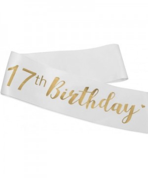 It's My 17th Birthday" Sash - 17th Birthday Sash Birthday Girl Sash Birthday Party Favours- Supplies and Decorations - CS186T...