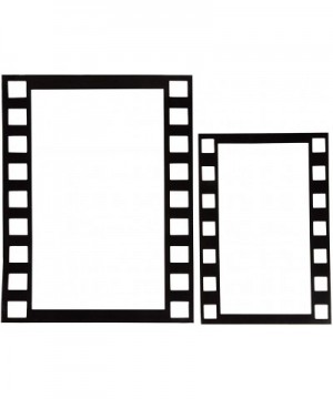 4-Pack Hollywood Movie Filmstrip Photo Booth Party Props- 2 Large and 2 Small Handheld Border Frames - CN18I4O4ING $7.65 Phot...