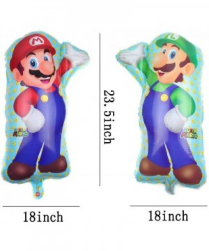 17PCS Super Mario Bros Balloons Birthday Party Supplies Super Mario Bros Balloons for Kids Party Birthday Decorations - C6190...