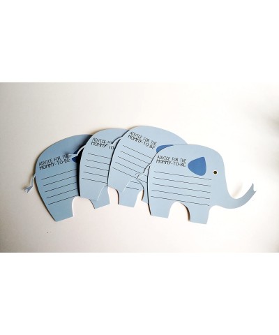 Elephant Advice Cards for Baby Boy Shower (24 Ct) - C2122U01UVR $9.97 Invitations