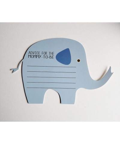 Elephant Advice Cards for Baby Boy Shower (24 Ct) - C2122U01UVR $9.97 Invitations