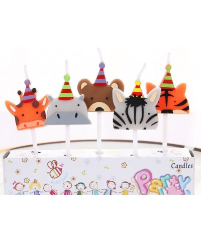 Cute Animal Party Candles for Birthday Party Special Days Festivals - Cute Animals - C9188ULWCNO $7.05 Cake Decorating Supplies