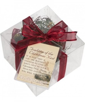 Legend of Nest Inspirational Red and Brown Gift Box with Ribbon and Tag - CS11NI5CMA1 $8.75 Ornaments