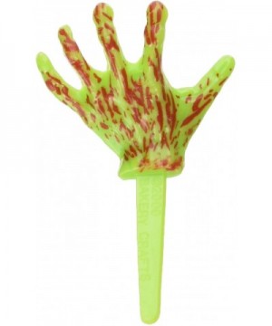 12-Count Halloween Monster Hand Cupcake Picks- Green - C9116K7SB8R $5.51 Cake & Cupcake Toppers