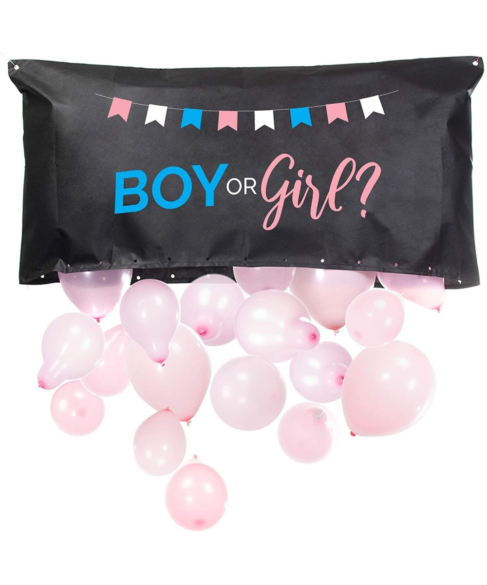 Gender Reveal Balloon Drop Bag - Boy or Girl? - CL18Y8AXY5T $16.41 Balloons