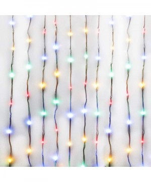 Colorful Curtain Lights-USB Powered 300 LED Fairy String Lights-IP64 Waterproof & 8 Modes Twinkle Lights for Wedding Parties ...
