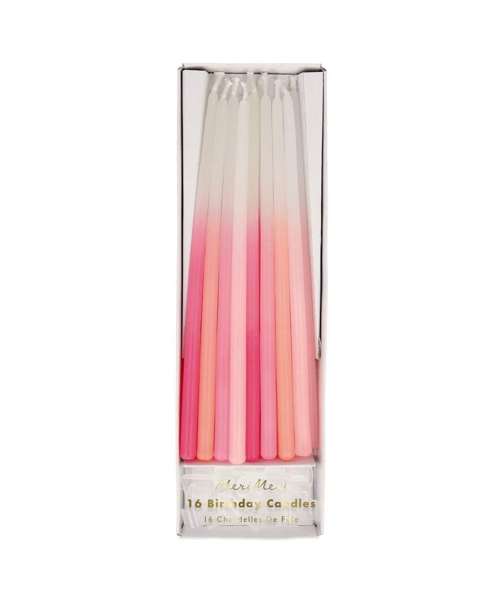 Pink Beeswax Dipped Candles- 16 Candles in 4 Shades of Pink - CL193ZHQMZ8 $8.96 Cake Decorating Supplies