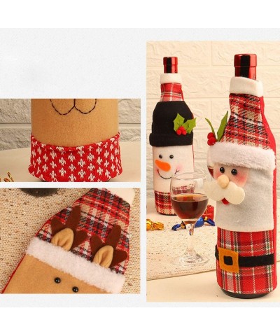 Christmas DecorChristmas Decorations Sweater Bottles Sets Clothes Bottle Dress Up- Christmas Ornaments Advent Calendar Pillow...