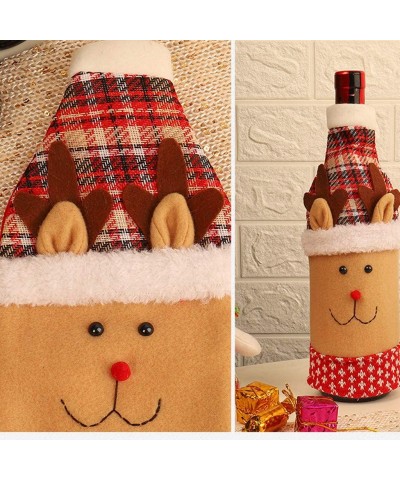 Christmas DecorChristmas Decorations Sweater Bottles Sets Clothes Bottle Dress Up- Christmas Ornaments Advent Calendar Pillow...
