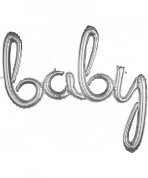 Phrase Baby Party Balloon- 39"- Silver - CB18HC8KHE6 $4.68 Balloons