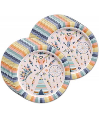 Tribal Boho Birthday Party Supplies Set Plates Napkins Cups Tableware Kit for 16 - CT18E9ON3W2 $13.18 Party Packs