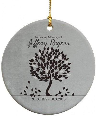 in Loving Memory Personalized Ornament- 2.75"- Ceramic - C6126SWF7YJ $18.41 Ornaments