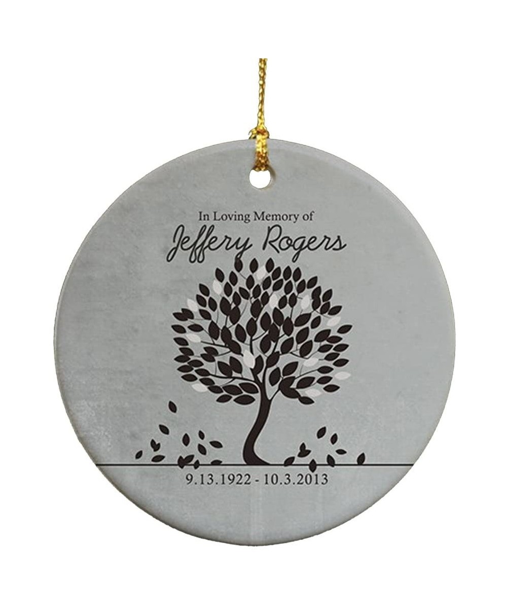 in Loving Memory Personalized Ornament- 2.75"- Ceramic - C6126SWF7YJ $18.41 Ornaments