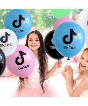 40Pcs TIK Tok Balloons-Birthday Party Decoration-Music Theme Party for Kids Birthday-TIK Tok Christmas Party Supplies-Love Gi...