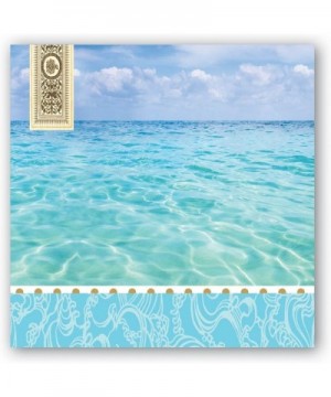 20-Count 3-Ply Paper Cocktail Napkins- Beach - Beach - C81807YAIHO $5.68 Tableware