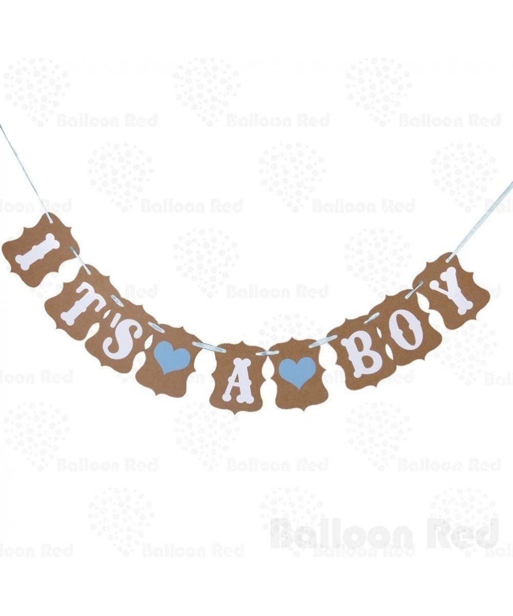 IT IS A BOY Paper Garland Bunting Banner Christening Baby Shower Garland Decoration Birthday Party Favors Photo Prop - CE1822...
