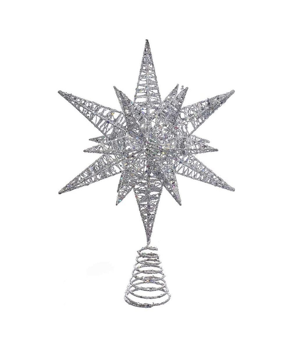 D3347 Treetop- Silver - C41803A88GW $21.58 Tree Toppers