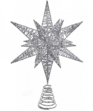 D3347 Treetop- Silver - C41803A88GW $21.58 Tree Toppers