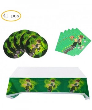 Ben 10 Birthday Party Supplies- 20 pcs Plates 20 pcs Napkins 1 pcs Tablecloth- Ben 10 Themed Party Supplies Set. - CW199Y2CLT...