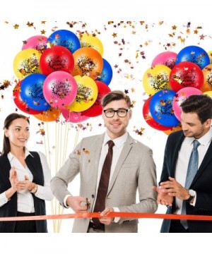 60 Pieces 12 Inch Opening Balloons Celebrate Latex Balloons Five Colors Grand Opening Business Balloons for Opening Ceremony ...