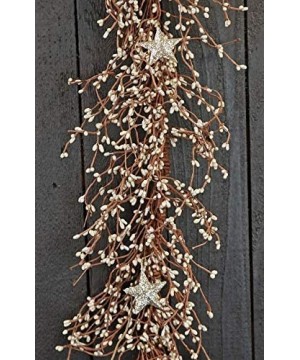 Platinum Holiday Pip and Stars Garland - CS11AFCB53P $23.70 Garlands