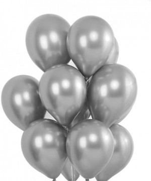 Silver Balloons Chrome Shiny Metallic Latex 12 Inch Thicken Balloons 50 Pack for Wedding Party Baby Shower Christmas Birthday...