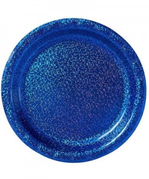 Prismatic Royal Blue Tableware Supplies for 16 Guests- Include Blue Plates- White Napkins- and Blue Utensils - Royal Blue - C...