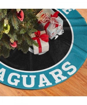 Jacksonville Football Teams Fans Christmas Tree Skirt Mat Xmas Tree Skirt Holiday Party Decoration - Jaguars - CT19KH5IW9N $2...