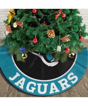 Jacksonville Football Teams Fans Christmas Tree Skirt Mat Xmas Tree Skirt Holiday Party Decoration - Jaguars - CT19KH5IW9N $2...