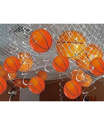 36Ct Basketball Party Supplies Hanging Swirls Decorations - Sports Basketball Game Baby Shower/Birthday Party Decorations - C...