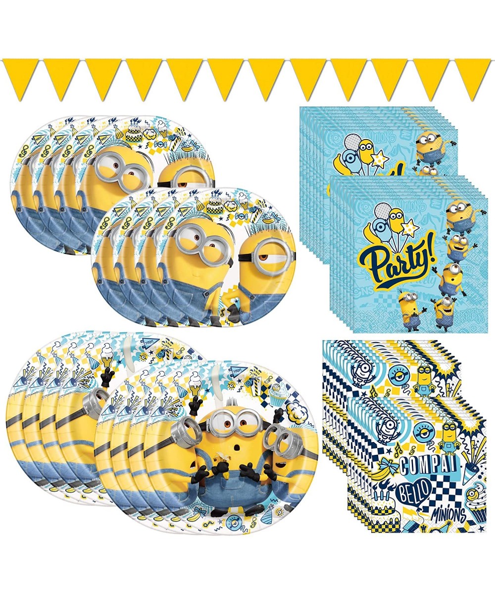 Minions Party Bundle - Plates- Napkins- Banner - Despicable Me Birthday Party Officially Licensed - CT19E2RN2MH $12.50 Party ...