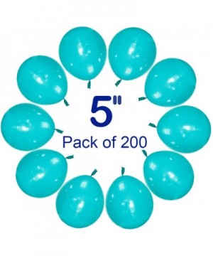 Lake Blue Balloon 5 inch Small Latex Balloons for Party Decoration (Matte- 200 Pcs) - Lake Blue Matte - CW1999GCLNZ $11.74 Ba...